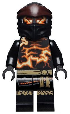 LEGO NINJAGO: Коул &mdash; мініфігурка з золотими бурами (892071), полібег 892071 фото