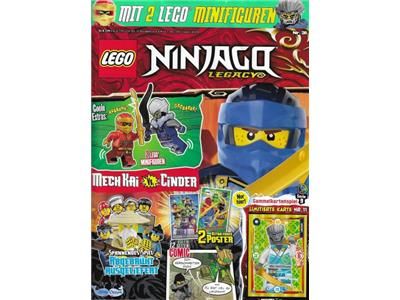 Набор коллекционных минифигурок LEGO Ninjago Kai vs. Cinder (112403), металлическая коробка 112403 фото