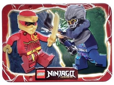 Набір колекційних мініфігурок LEGO Ninjago Kai vs. Cinder (112403), металева коробка 112403 фото