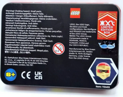 LEGO Ninjago: Кай против Синдера &mdash; набор минифигурок в металлической коробке (112403) 112403 фото