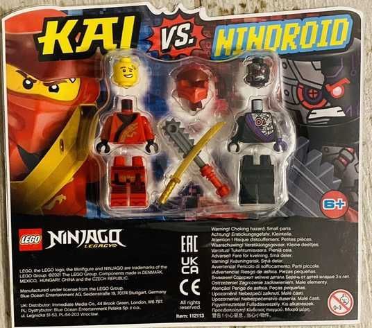 Купить LEGO NINJAGO Кай vs. Ниндроид (112113) — Набор минифигурок