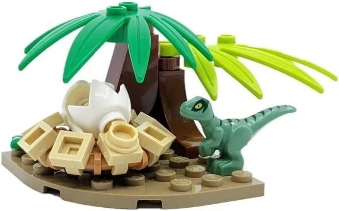 Конструктор LEGO Jurassic World Raptor with nest (122221), полибег 122221 фото