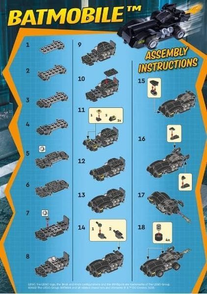 LEGO Super Heroes: Бетмобіль &mdash; набір (212223), полібег 212223 фото