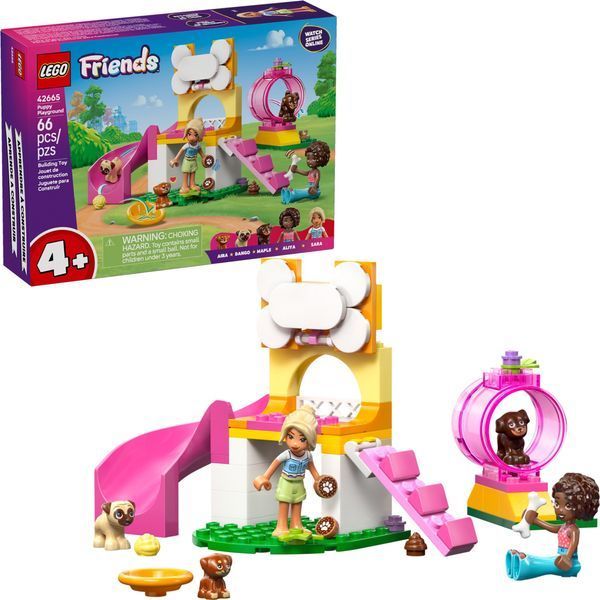Конструктор&nbsp;LEGO&nbsp;Friends&nbsp;Игровая площадка&nbsp;для щенков (42665) 42665 фото