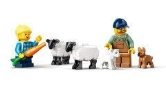 Конструктор LEGO City Красный фермерский трактор с прицепом и овцами (60461) 60461 фото