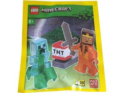 Конструктор с минифигурками LEGO Minecraft Golden Knight and Charged Creeper (662406), полибег 662406 фото