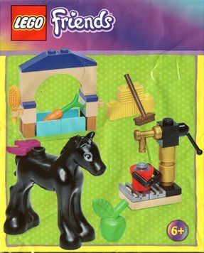Конструктор LEGO Friends Cute Foal with Food and Water Pump (472201), полибег 472201 фото