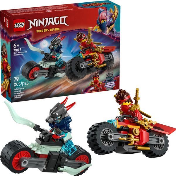 Конструктор&nbsp;LEGO&nbsp;Ninjago&nbsp;Скоростная гонка&nbsp;Какая&nbsp;на мотоцикле (71838) 71838 фото