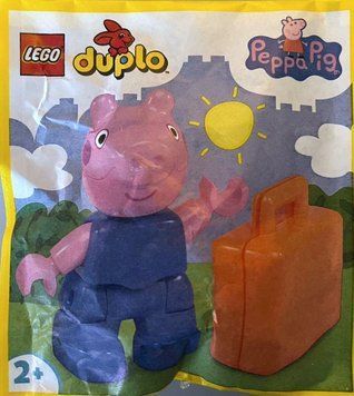 минифигурка LEGO DUPLO George Pig (472402), полибег 472402 фото
