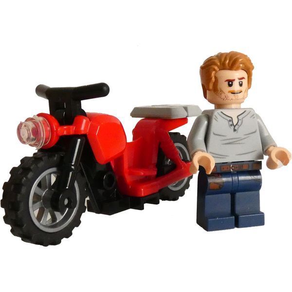 LEGO Jurassic World: Оуэн с мотоциклом &mdash; полибег (122333) 122333 фото