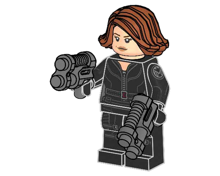 минифигурка LEGO Marvel Super Heroes Чёрная Вдова (242505) полибэг 242505 фото
