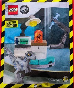 LEGO Jurassic World: Малыш Раптор и Лаборатория ДНК &mdash; полибег (122405) 122405 фото