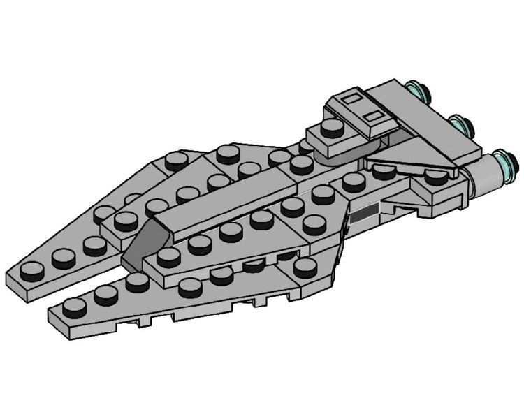 LEGO Star Wars Imperial Light Cruiser (912290) &mdash; полибег с мини-моделью имперского крейсера 912290 фото