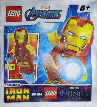 Конструктор минифигурка LEGO Marvel Avengers Iron Man/Железный человек (242320), полибег 242320 фото
