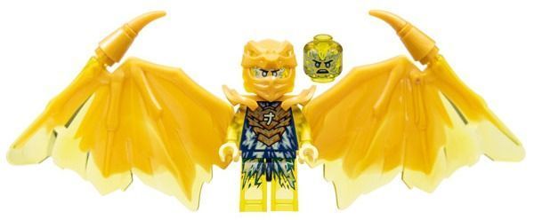 LEGO NINJAGO: Золотой Дракон Джей &mdash; минифигурка Crystalized (892302), полибэг 892302 фото