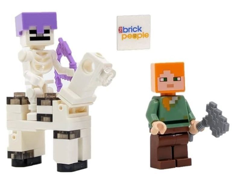 Конструктор з мініфігуркою LEGO Minecraft Alex with Skeleton and Skeleton Horse (662206), полібег 662206 фото