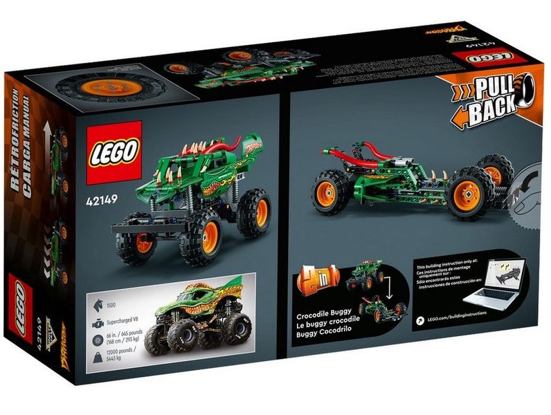 Конструктор LEGO Technic Monster Jam™ Dragon™ (42149) 42149 фото