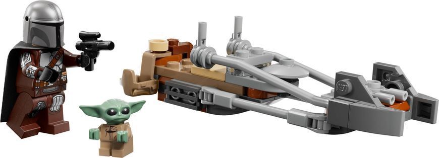 Конструктор&nbsp;LEGO&nbsp;Star&nbsp;Wars Скоростной&nbsp;мотоцикл&brvbar;Мандалорца&cedil;й Грогу (75436) 75436 фото