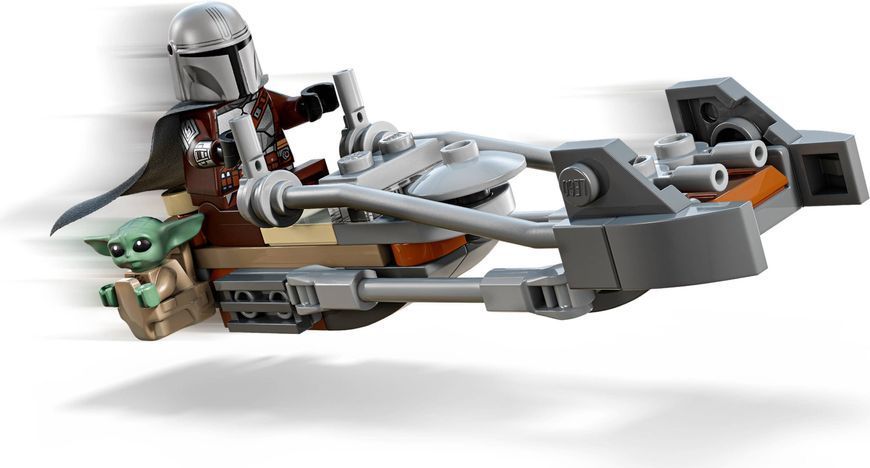Конструктор&nbsp;LEGO&nbsp;Star&nbsp;Wars Скоростной&nbsp;мотоцикл&brvbar;Мандалорца&cedil;й Грогу (75436) 75436 фото